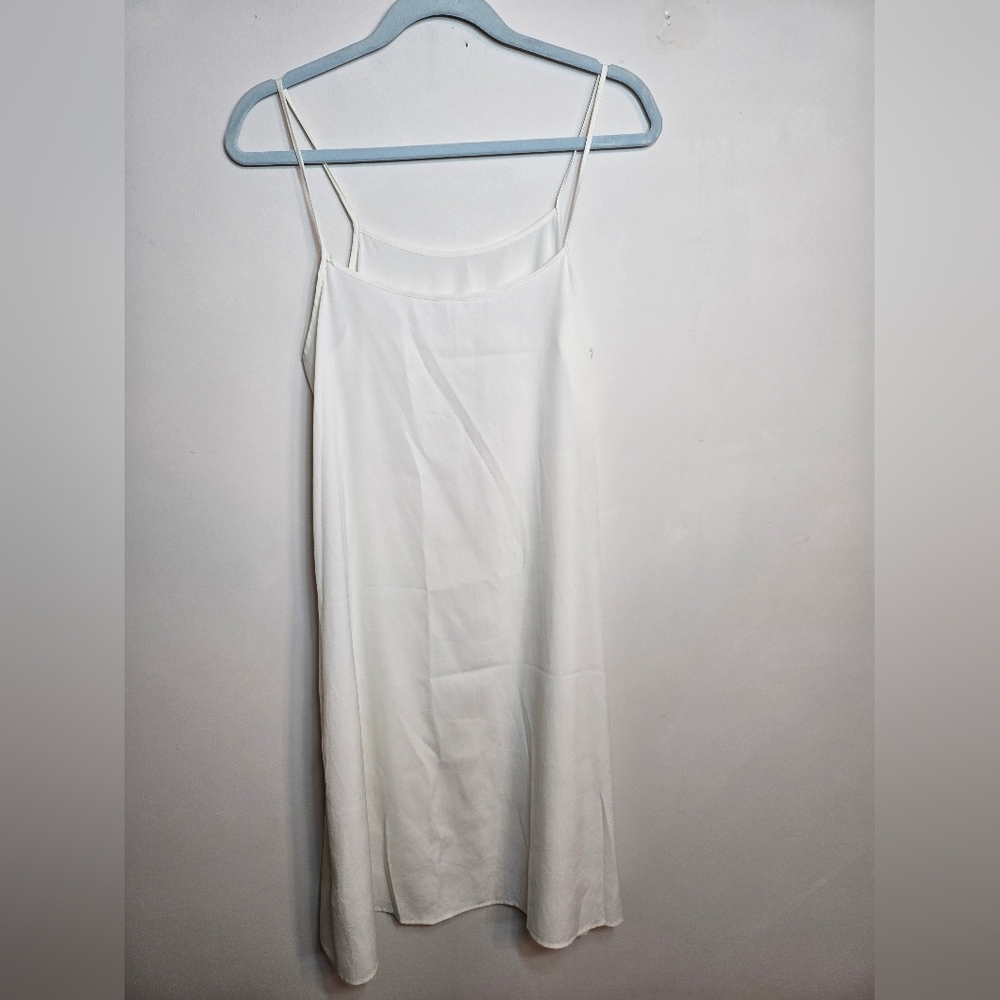Elegant Whitish Cream Embroidered Dress - Picture 5 of 11